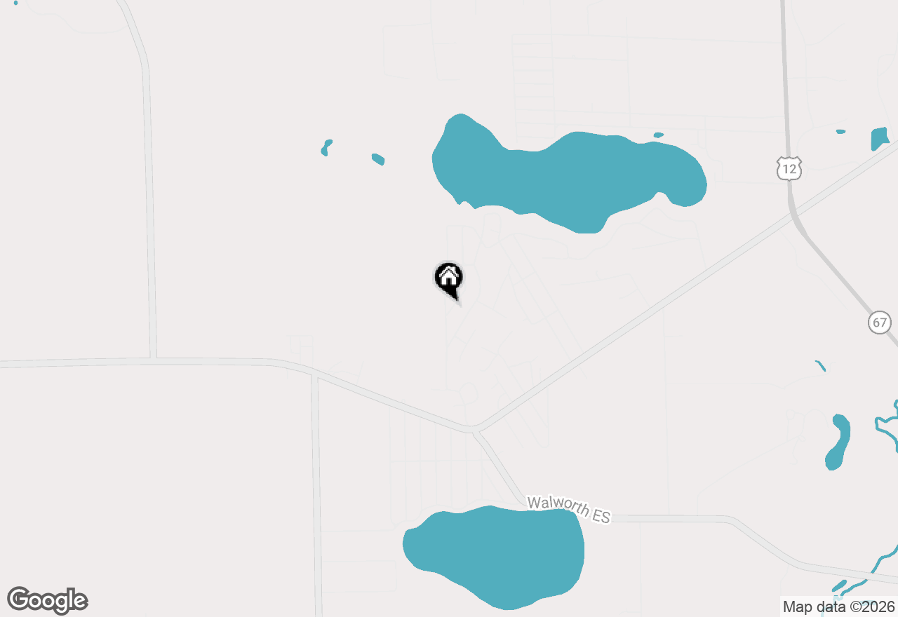 Map of Lts 6-9 Arbutus Rd, Elkhorn, WI 53121