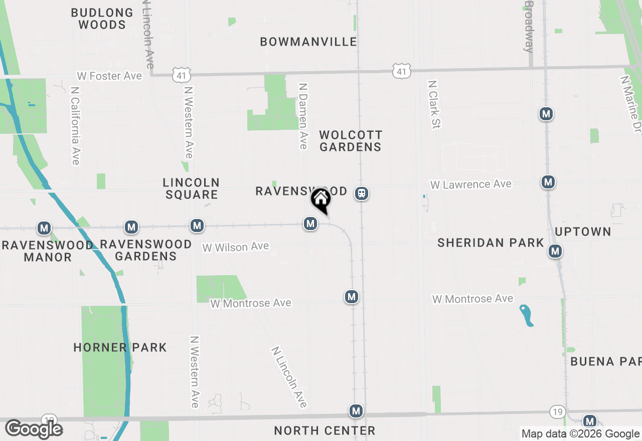 Map of 4656 N Winchester Avenue #3, Chicago, IL 60640