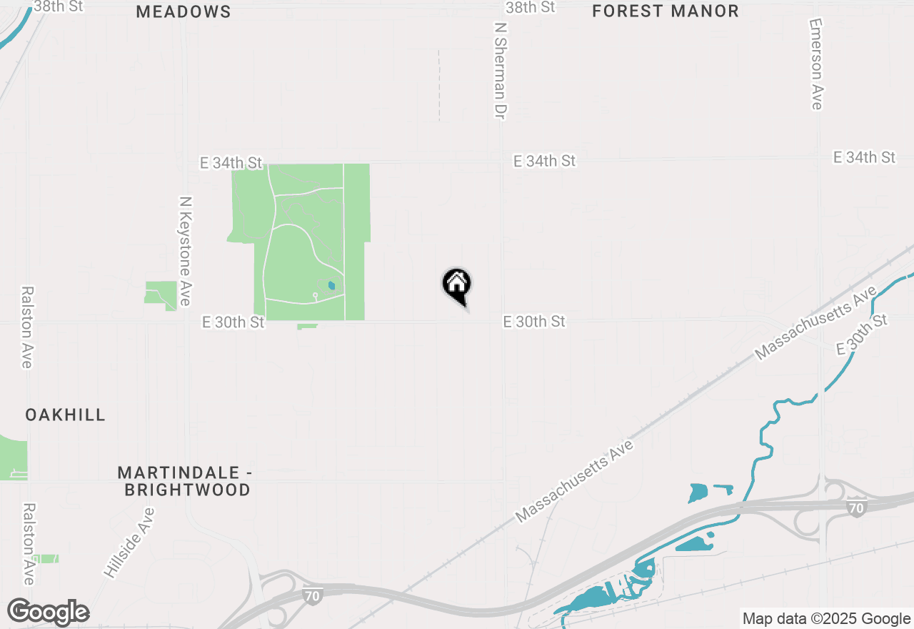 Map of 3009 N Gale Street, Indianapolis, IN 46218