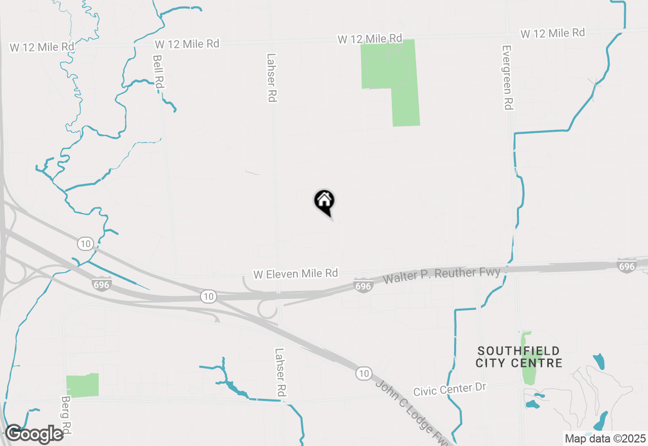 Map of 21581 Concord Street, Southfield, MI 48076