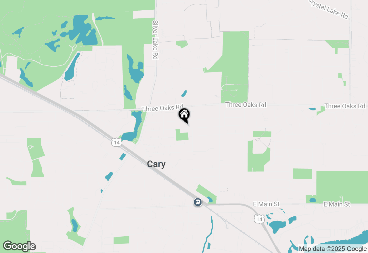 Map of 336 W Margaret Terrace, Cary, IL 60013