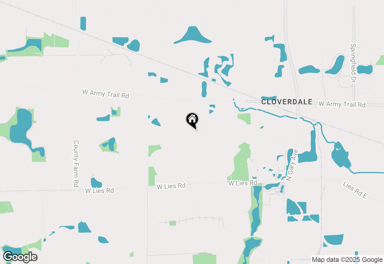 Map of 1294 Donegal Court #1294, Carol Stream, IL 60188