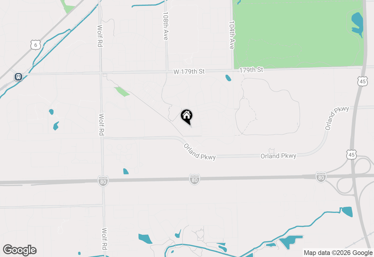 Map of 18222 Michigan Court, Orland Park, IL 60467