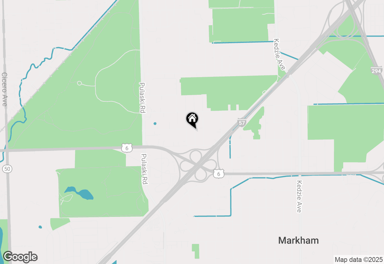 Map of 15608 Lawndale Avenue, Markham, IL 60428