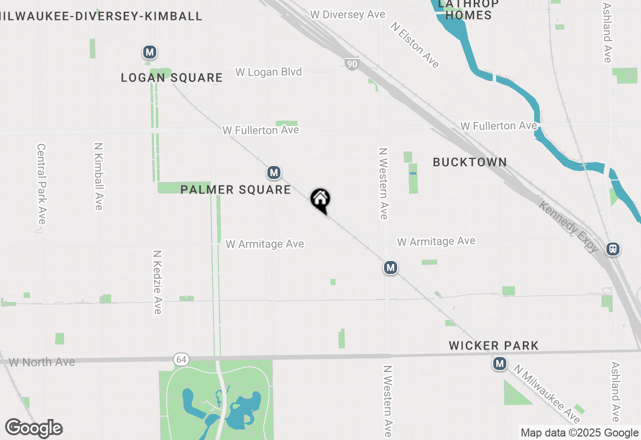 Map of 2118 N Bingham Street, Chicago, IL 60647