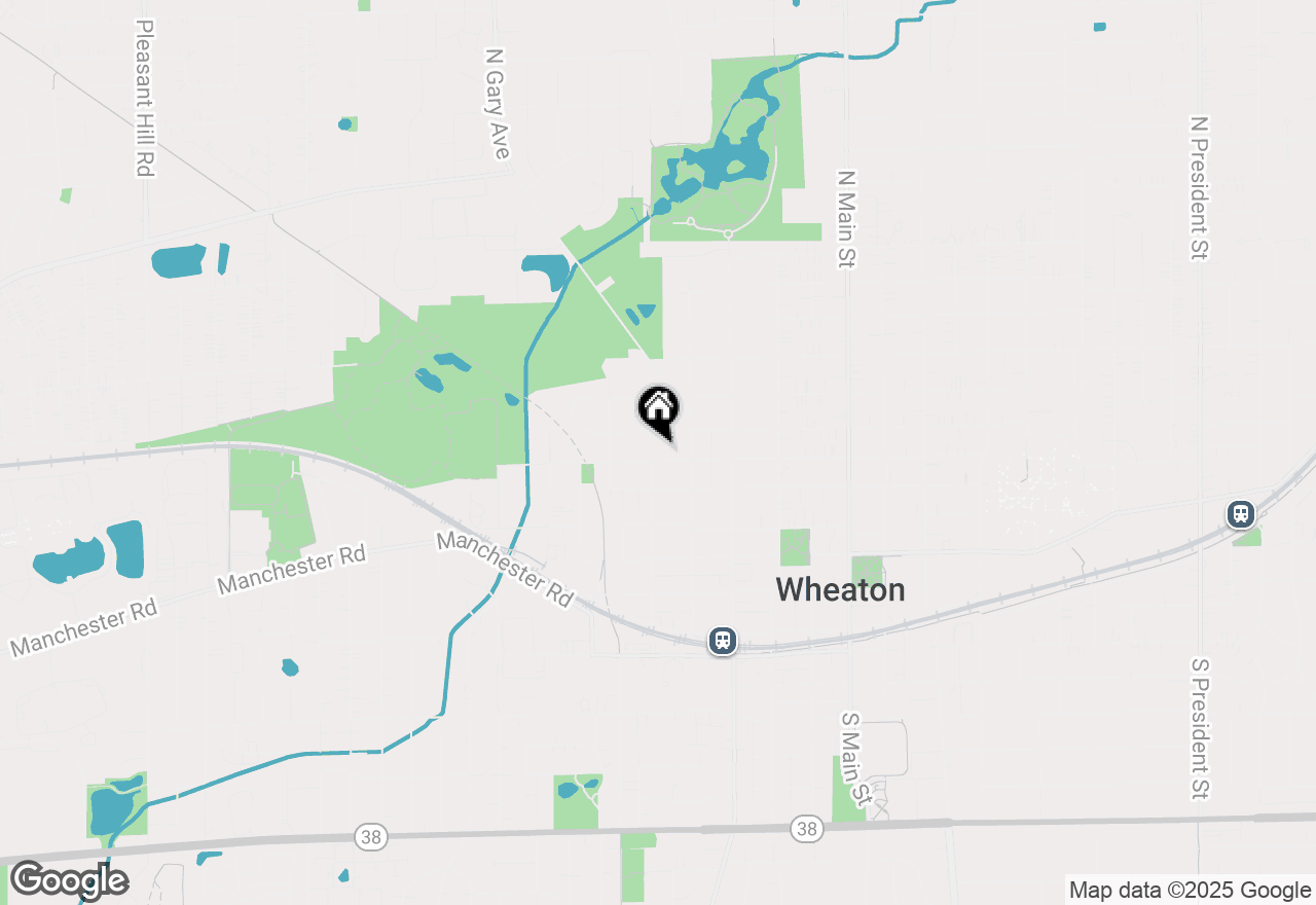 Map of 525 W Lincoln Avenue, Wheaton, IL 60187