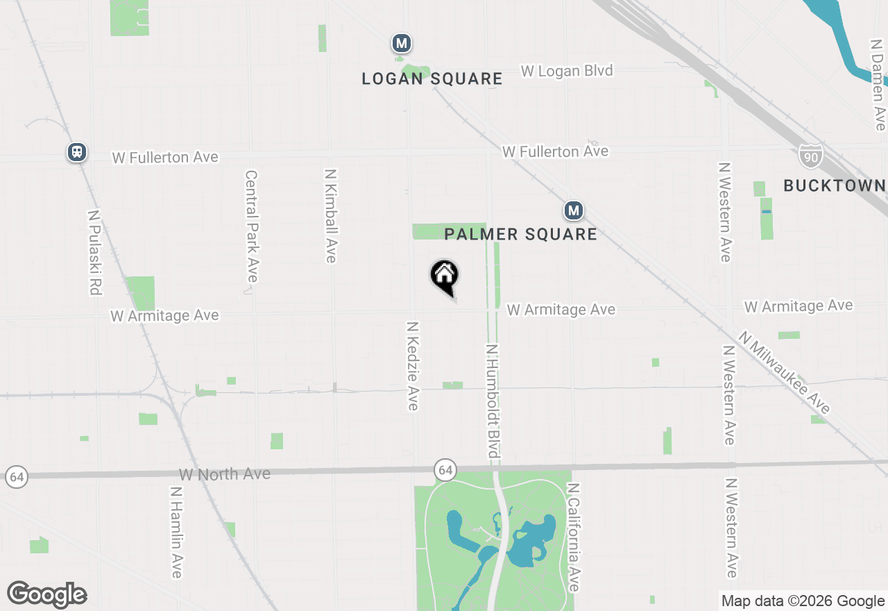 Map of 2005 N Albany Avenue #2005, Chicago, IL 60647