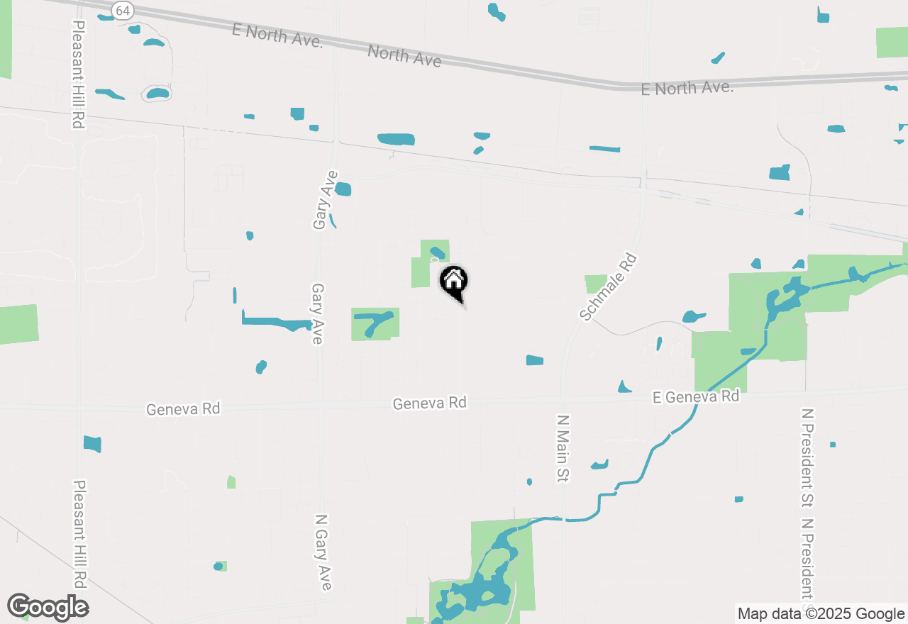 Map of 1N226 Darling Street, Carol Stream, IL 60188