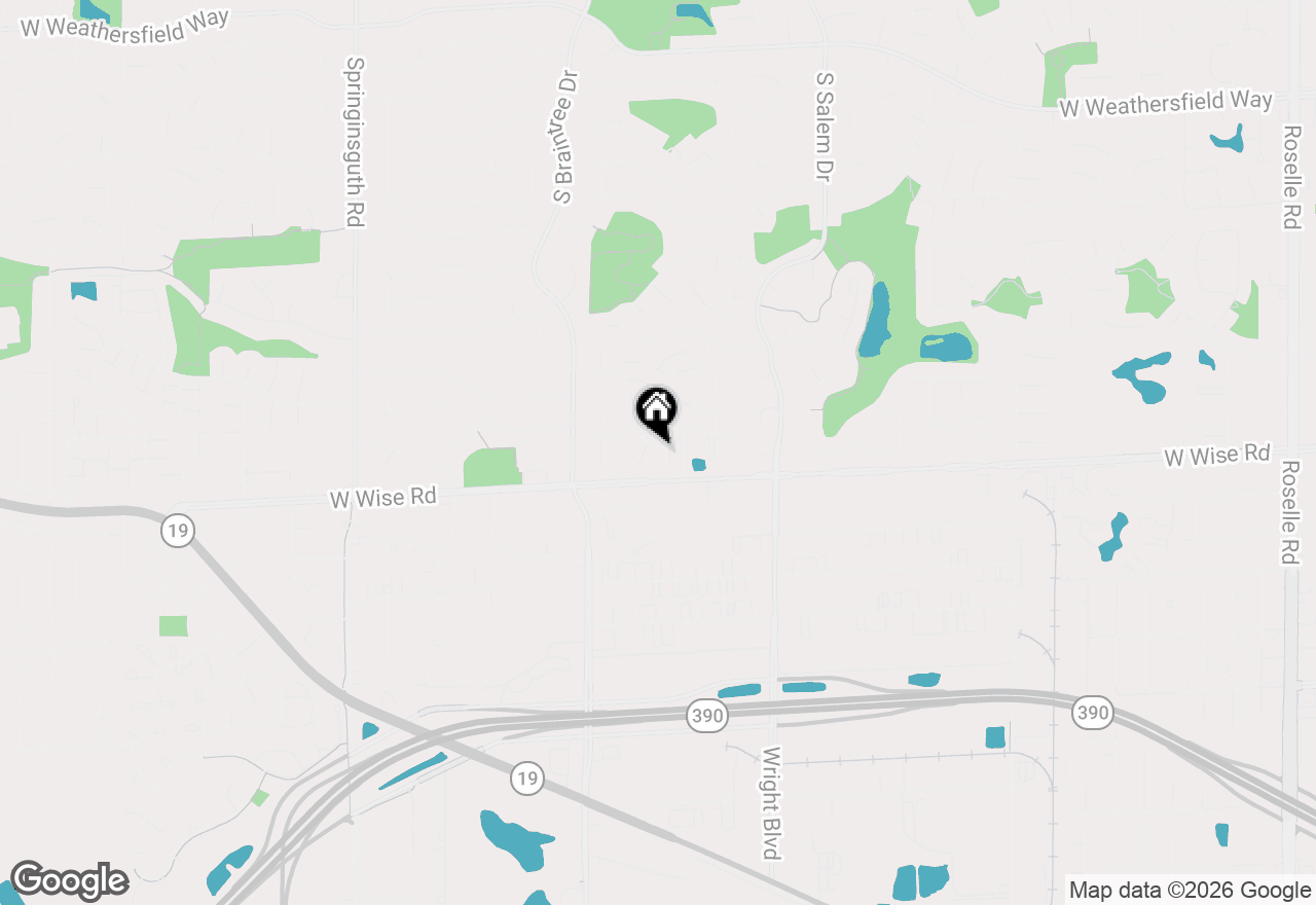 Map of 1134 Pinehurst Lane, Schaumburg, IL 60193