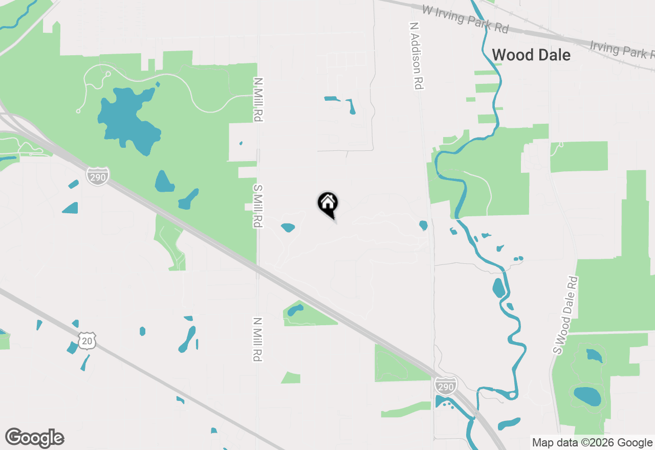 Map of 715 Elizabeth Drive #24, Wood Dale, IL 60191
