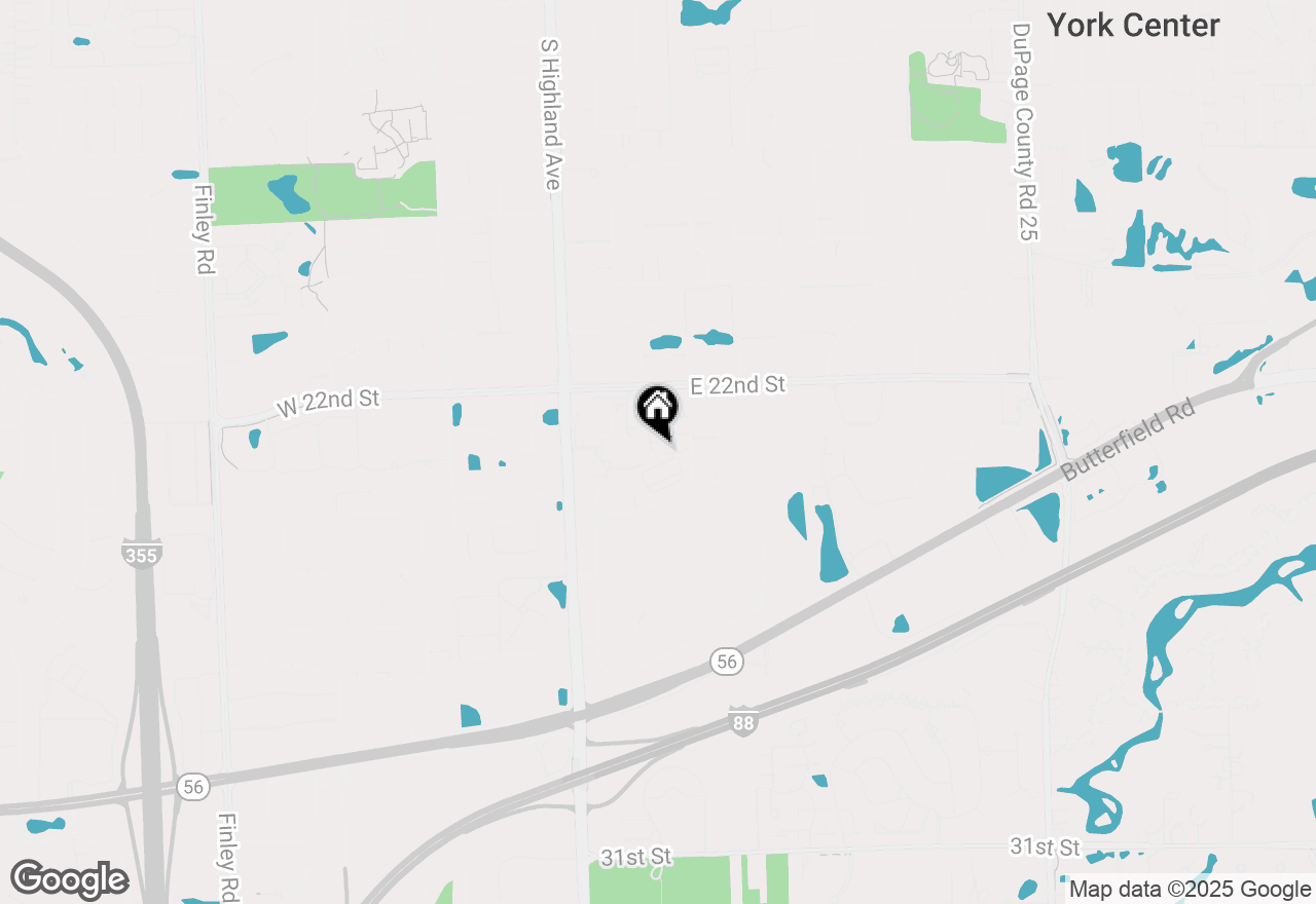 Map of 2260 S Grace Street #205, Lombard, IL 60148