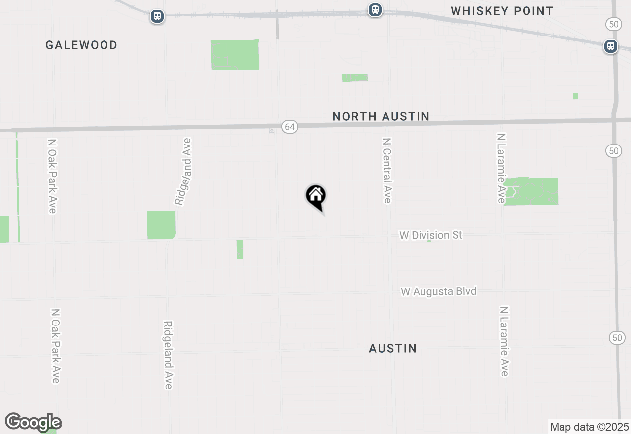 Map of 1246 N Monitor Avenue, Chicago, IL 60651