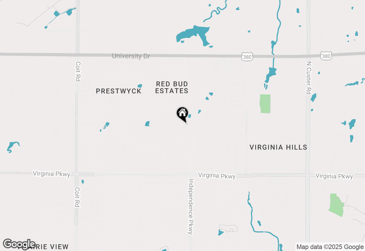Map of 10020 Kemah Place, Mckinney, TX 75071