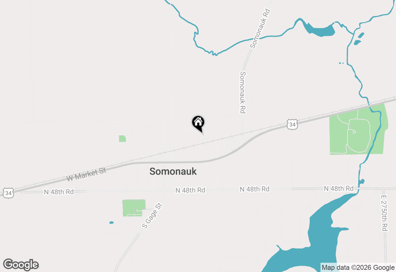 Map of 400 E Lafayette Street, Somonauk, IL 60552