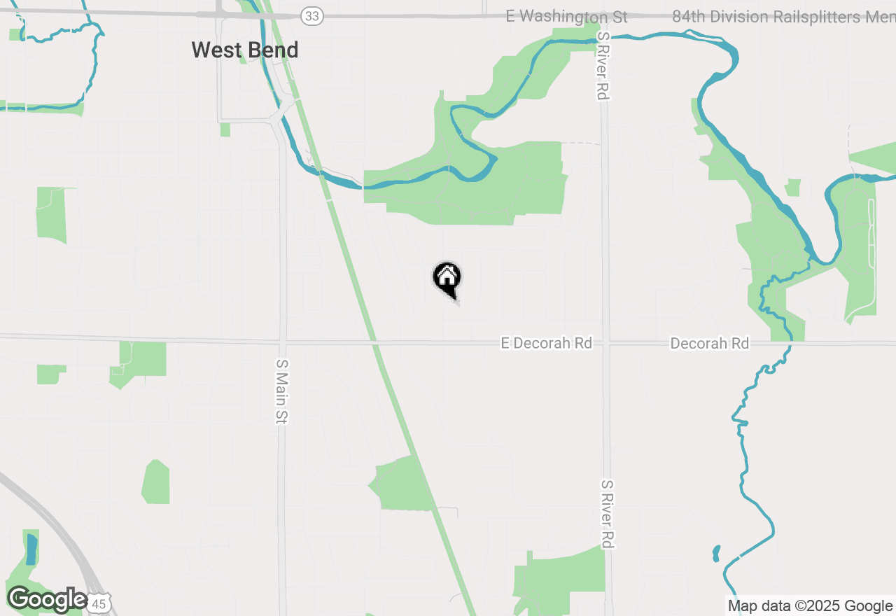 Map of 757 Eastern Ave, West Bend, WI 53095
