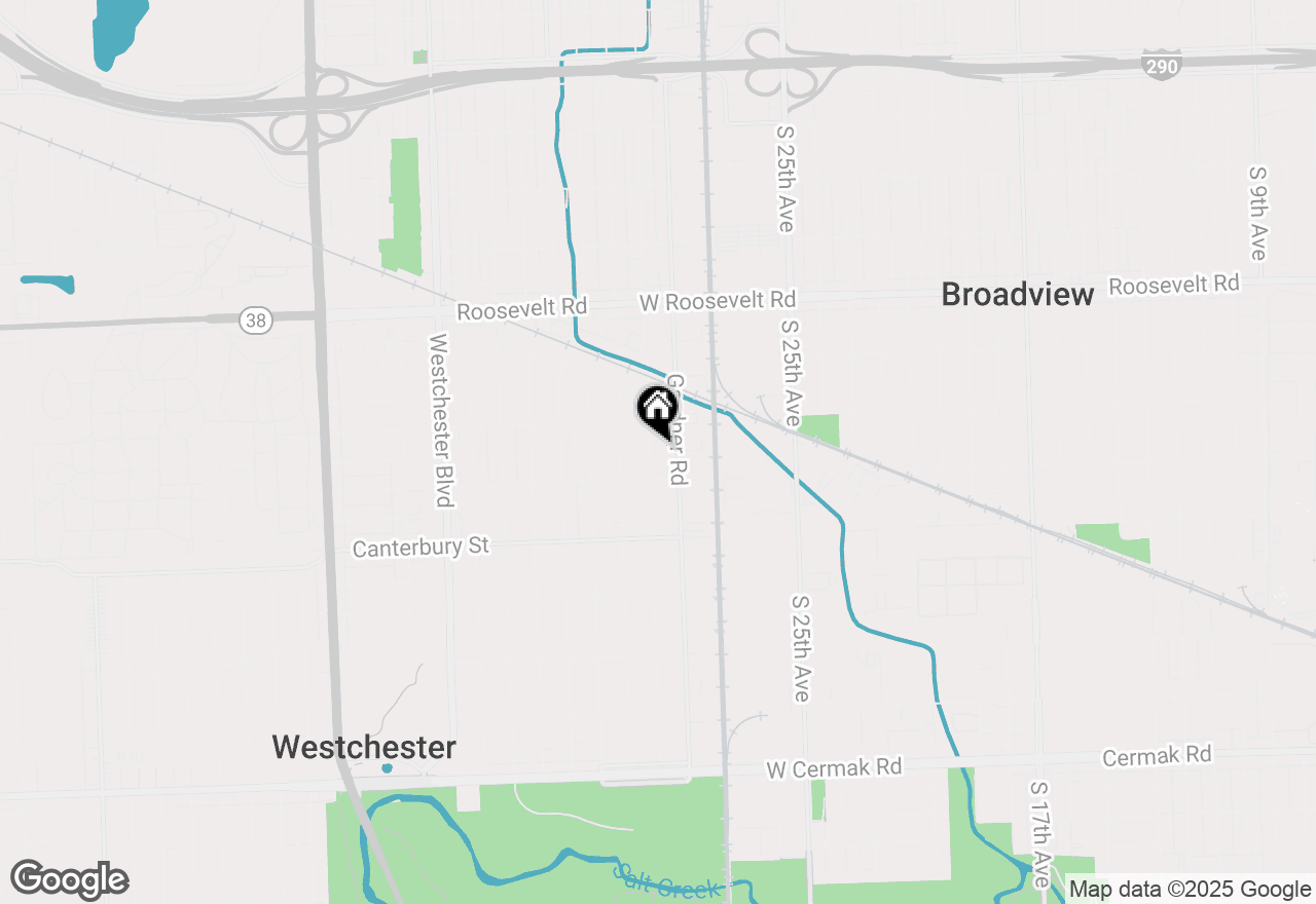 Map of 1433 Bristol Avenue, Westchester, IL 60154