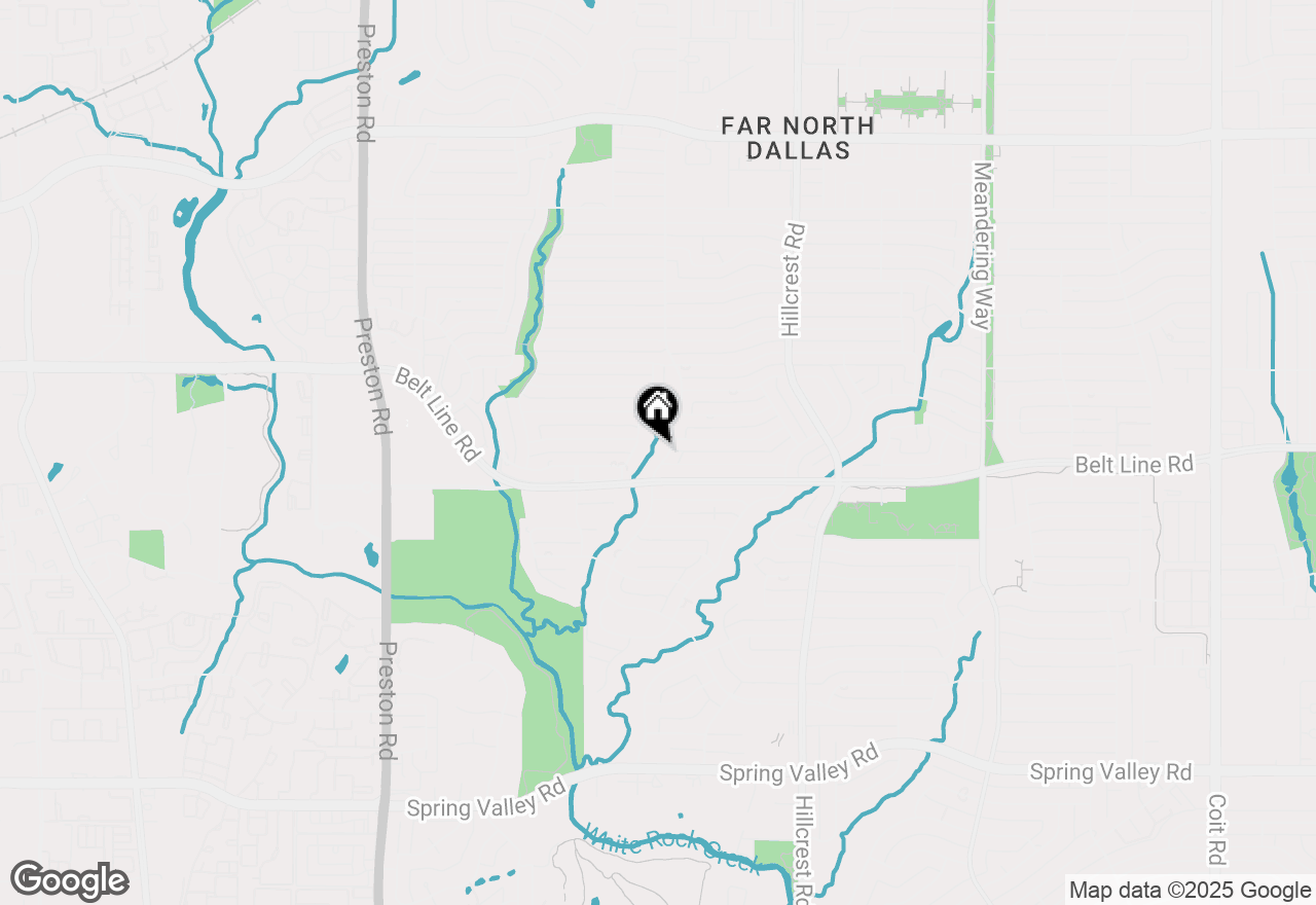 Map of 6015 Meadowcreek Drive, Dallas, TX 75248