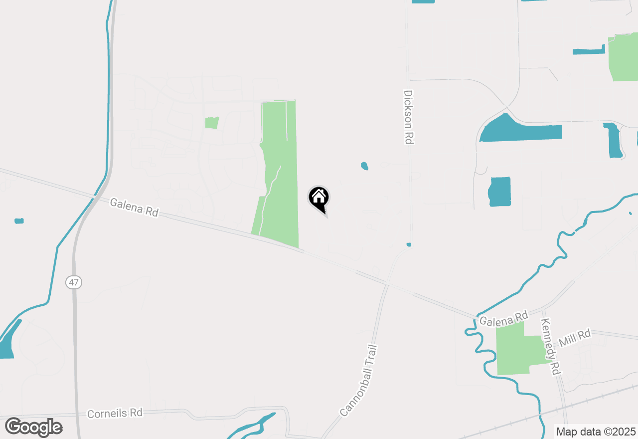 Map of 3451 Big Bend Drive, Montgomery, IL 60538