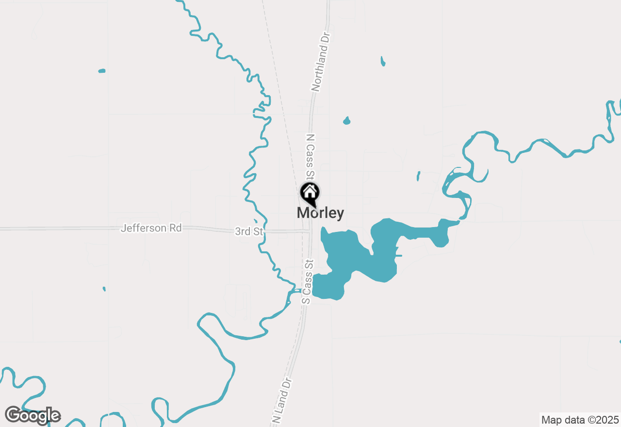 Map of 155 N Cass Street, Morley, MI 49336