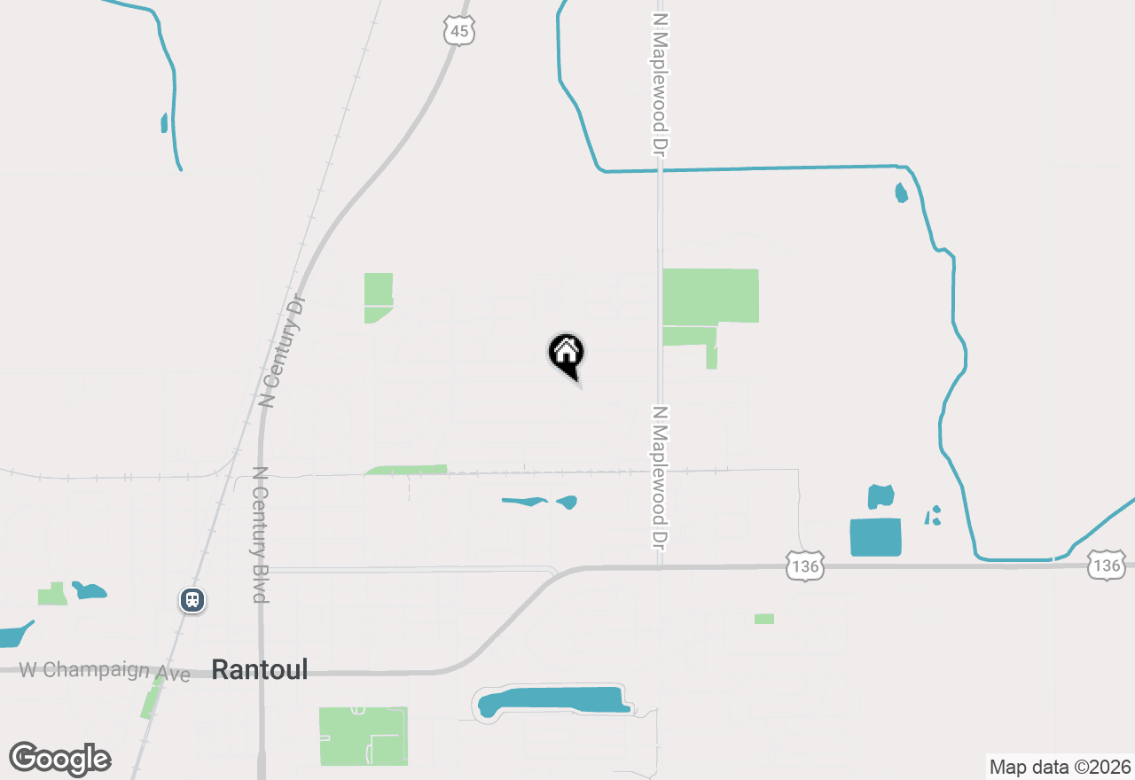 Map of 804 Juniper Drive, Rantoul, IL 61866