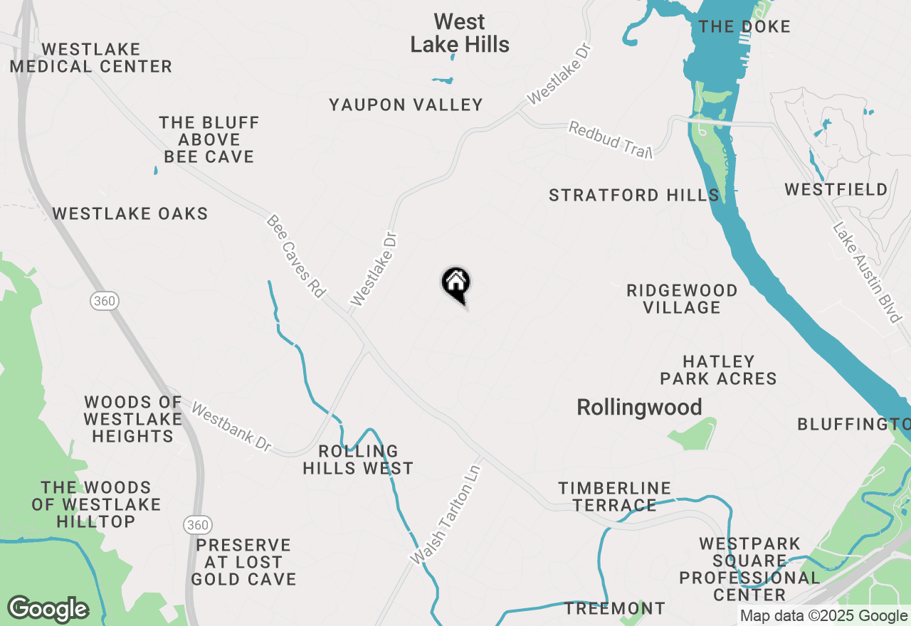 Map of 404 Brookhaven Trl, Austin, TX 78746