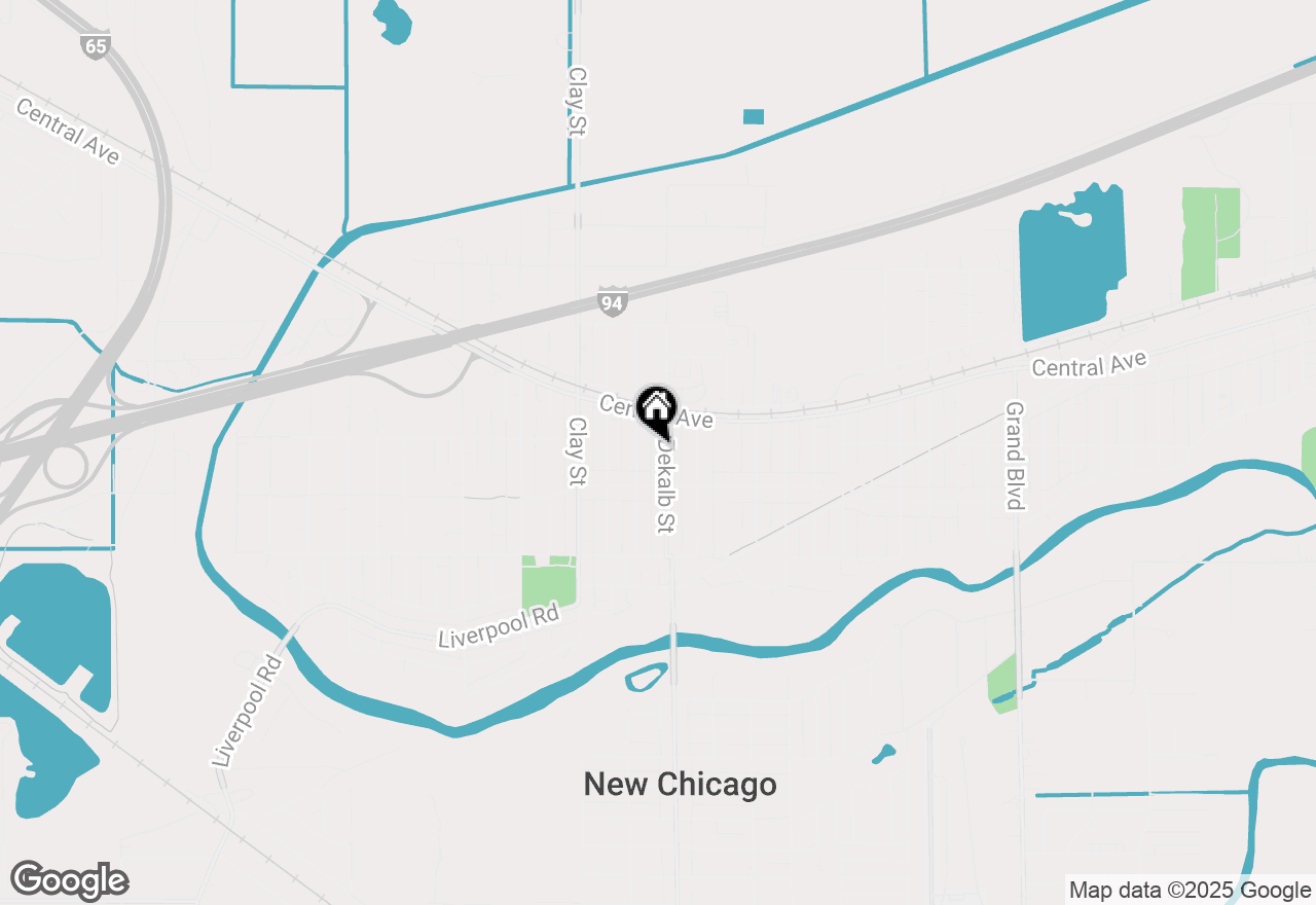 Map of 2718 Dekalb Street, Lake Station, IN 46405