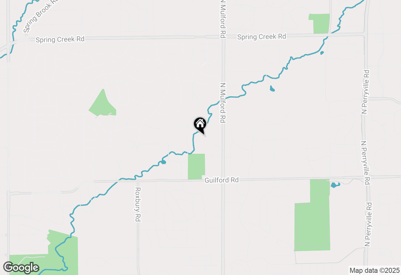 Map of 1637 Coachman Drive, Rockford, IL 61107