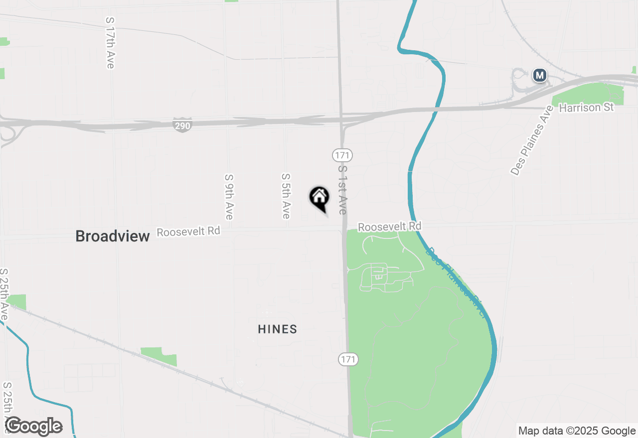 Map of 2125 S 3rd Avenue, Maywood, IL 60153