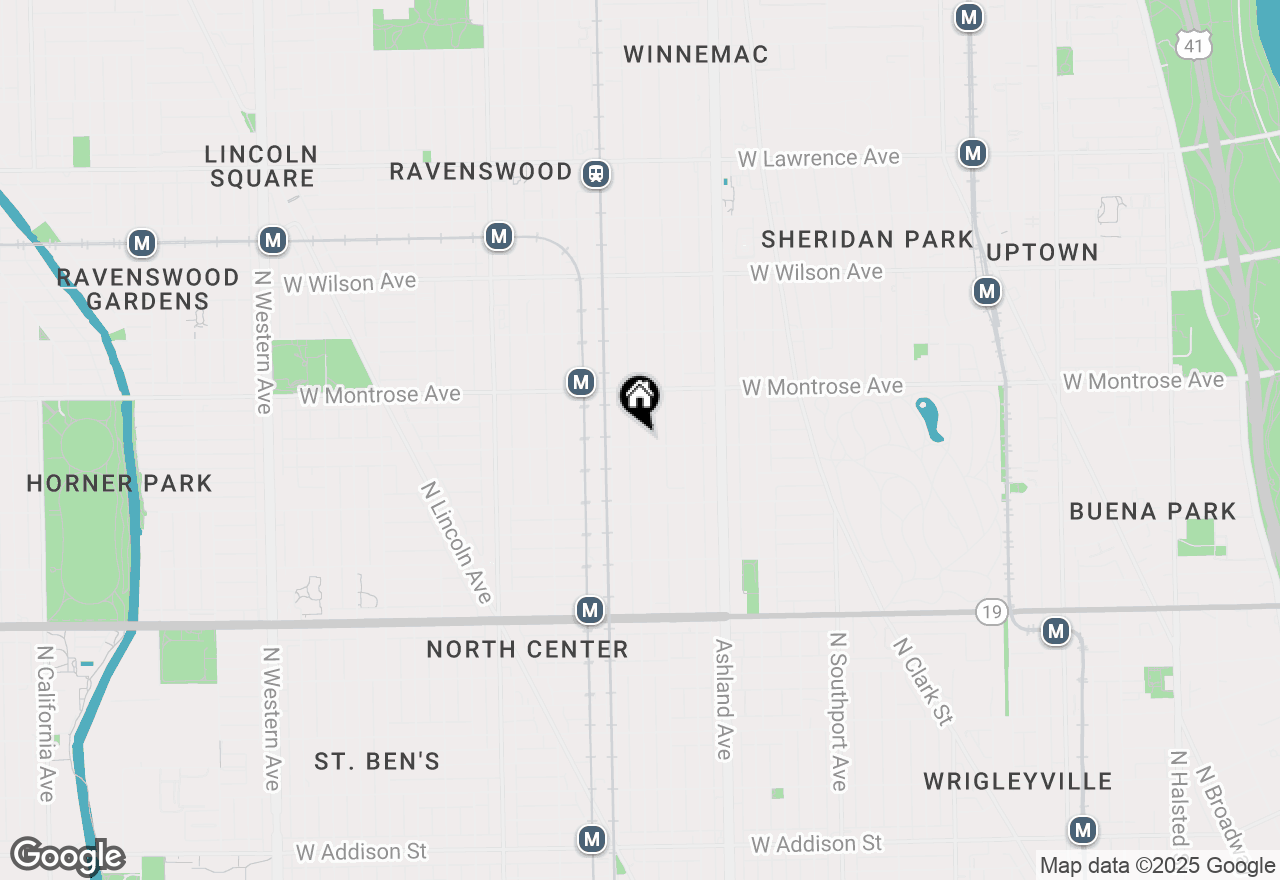 Map of 4300 N Hermitage Avenue, Chicago, IL 60613