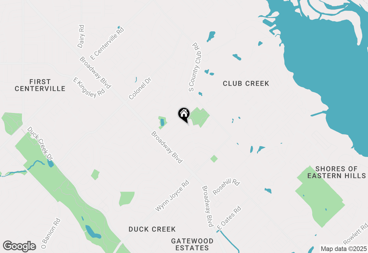 Map of 1614 Hiawatha Way, Garland, TX 75043