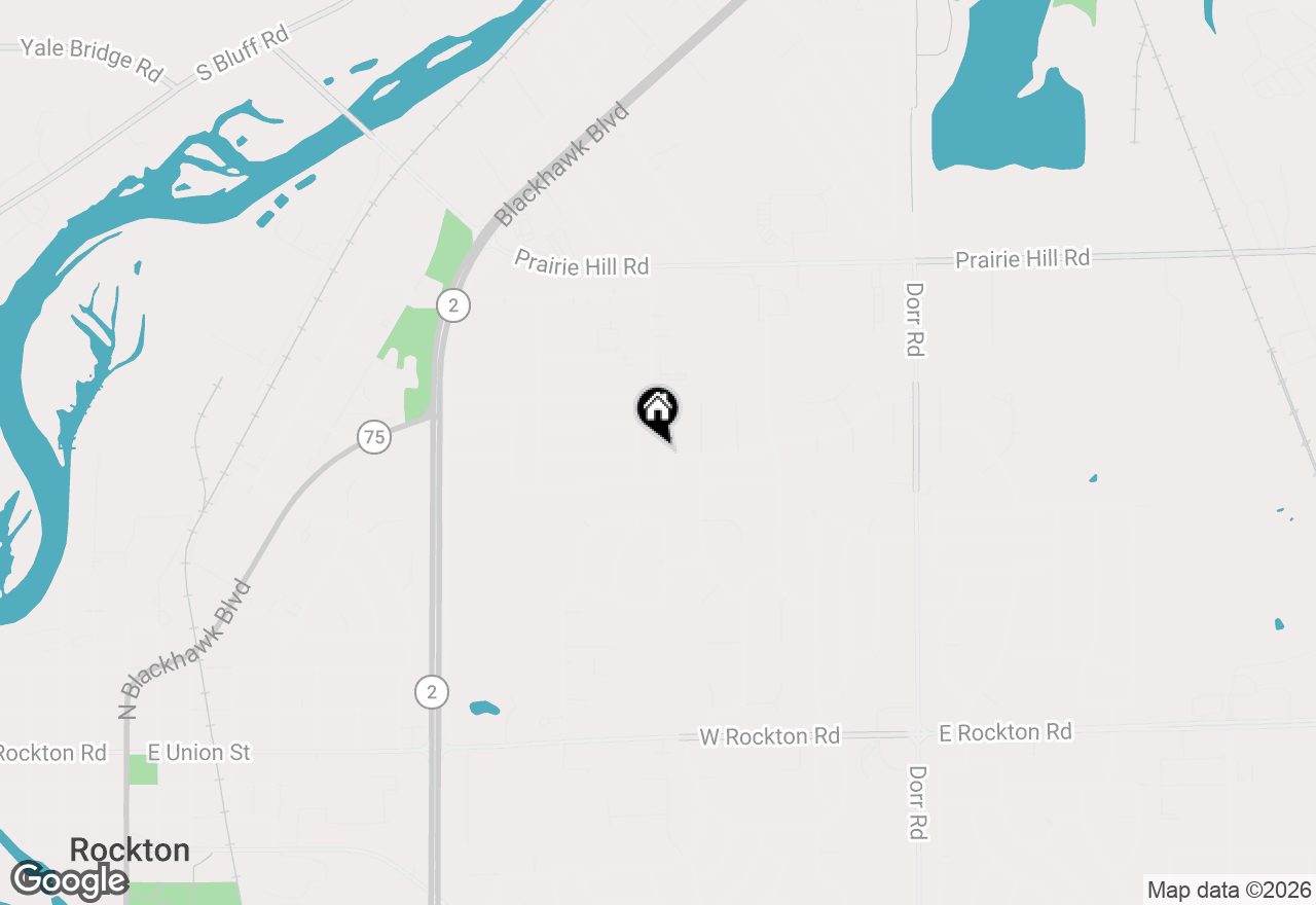 Map of 14090 Hanna Way, South Beloit, IL 61080