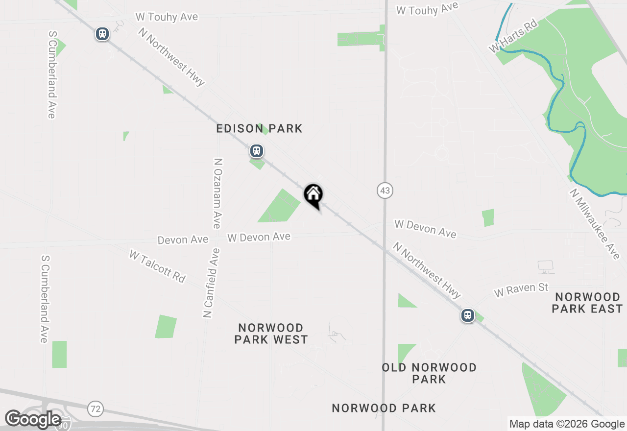Map of (Address confidential), Chicago, Illinois 60631