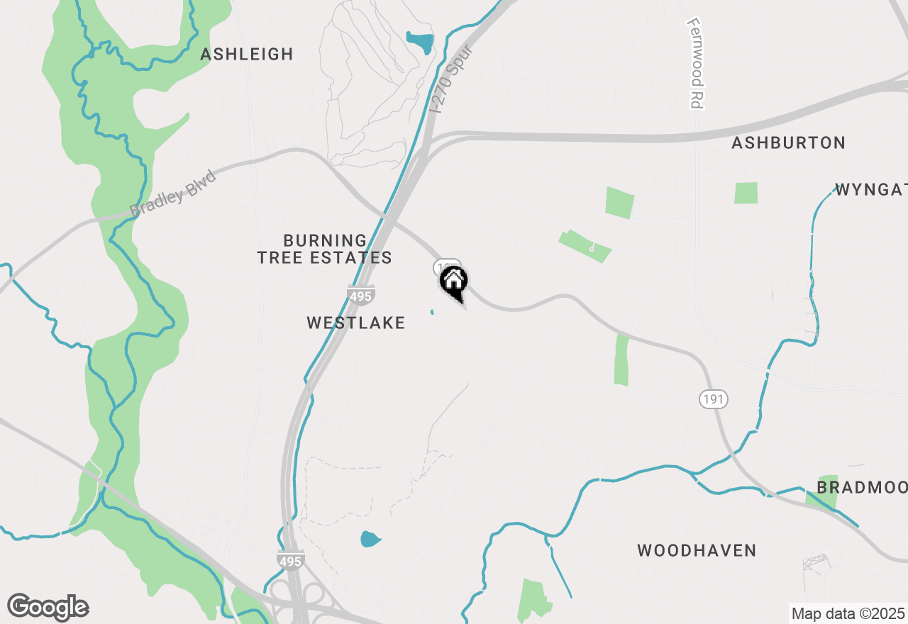 Map of 7206 Bradley Boulevard, Bethesda, MD 20817