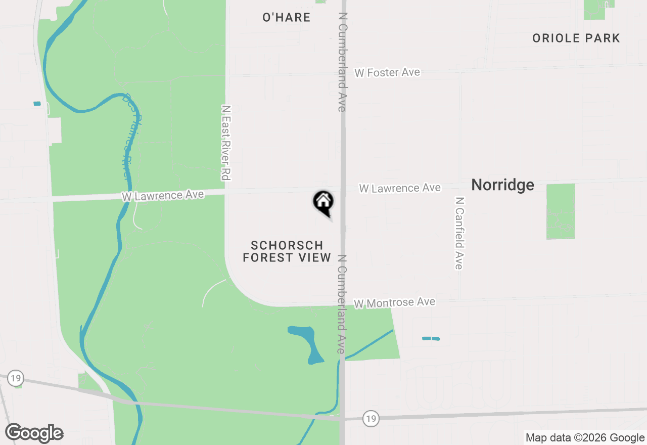 Map of 8444 W Wilson Avenue #209, Chicago, IL 60656