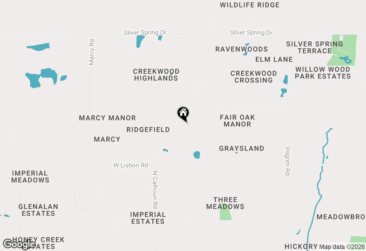 Map of W168N5039 Stonefield Rd, Menomonee Falls, WI 53051