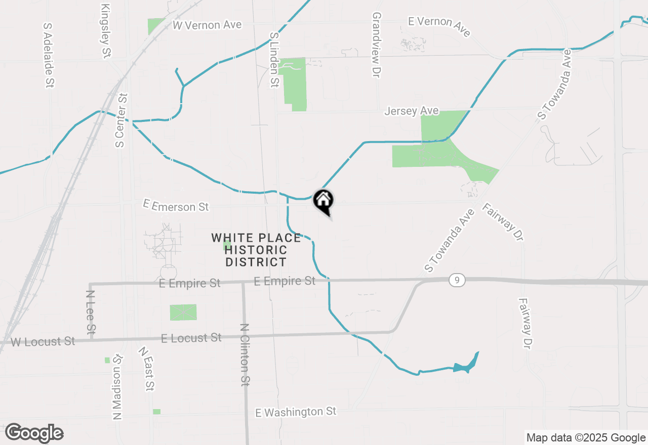 Map of 1216 Colton Avenue, Bloomington, IL 61701