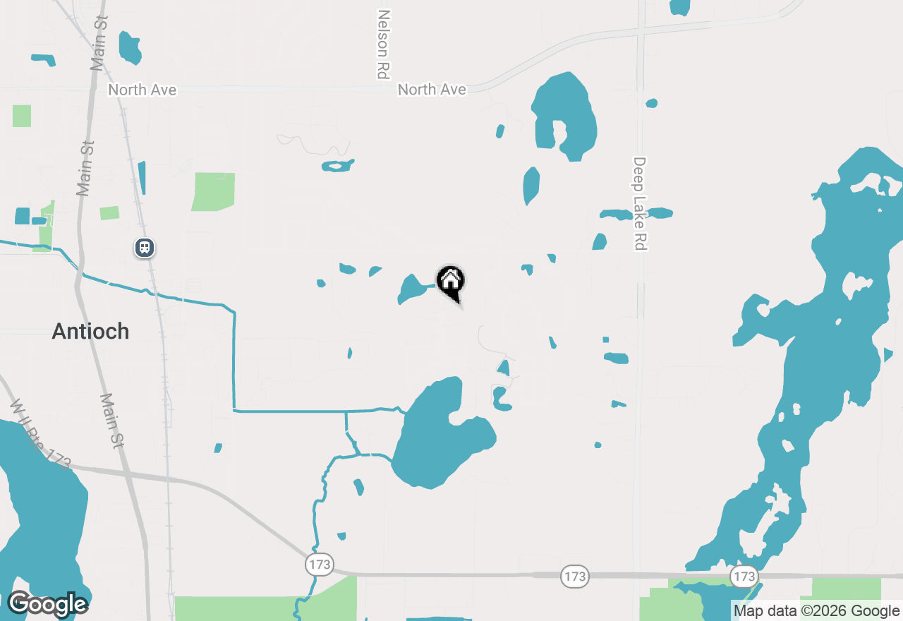 Map of 42357 N Center Street, Antioch, IL 60002