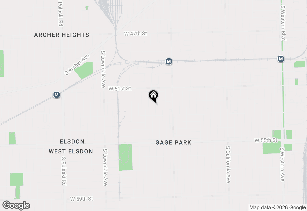 Map of 5217 S Christiana Avenue, Chicago, IL 60632
