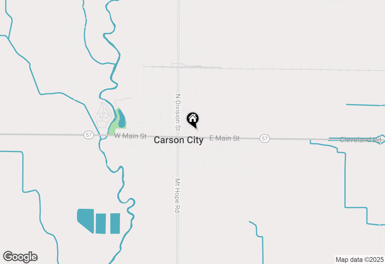 Map of 115 N 2nd Street, Carson City, MI 48811