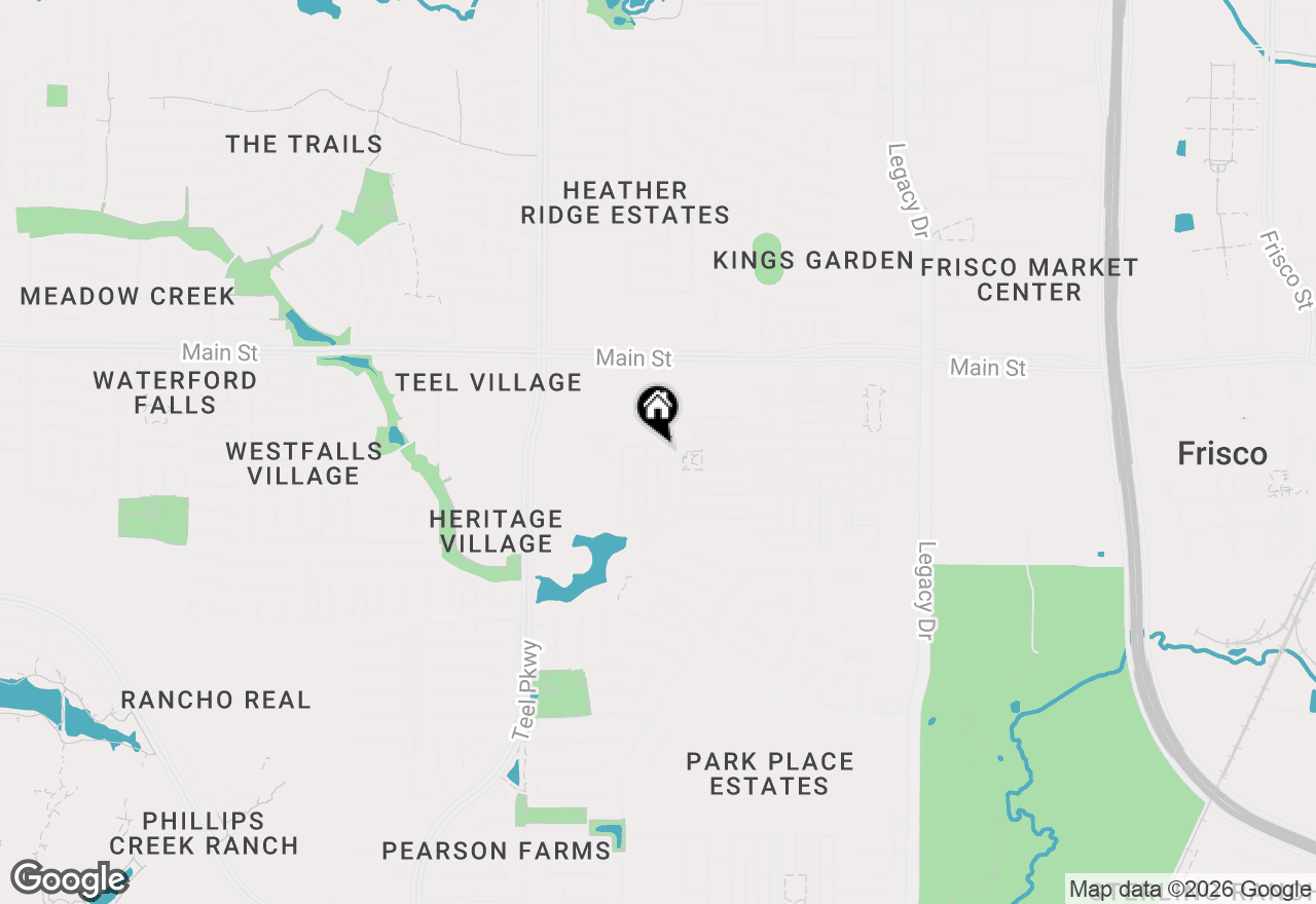Map of 3392 Archduke Drive, Frisco, TX 75034