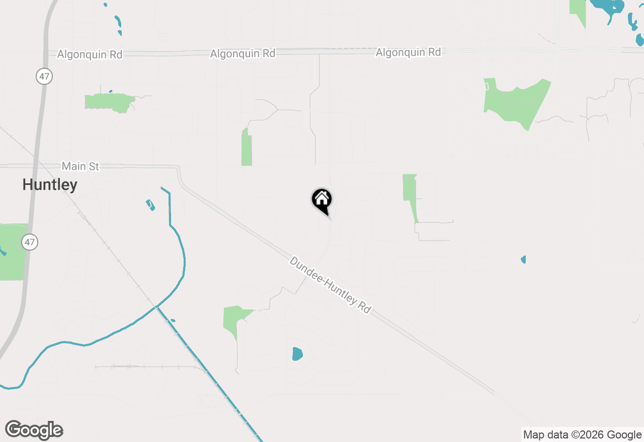 Map of 11270 Saxony Street, Huntley, IL 60142