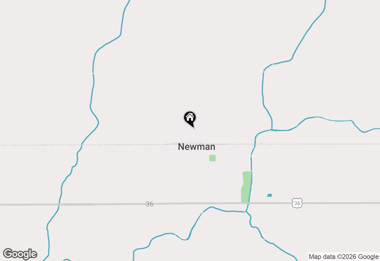 Map of 403 N Hopkins Street, Newman, IL 61942