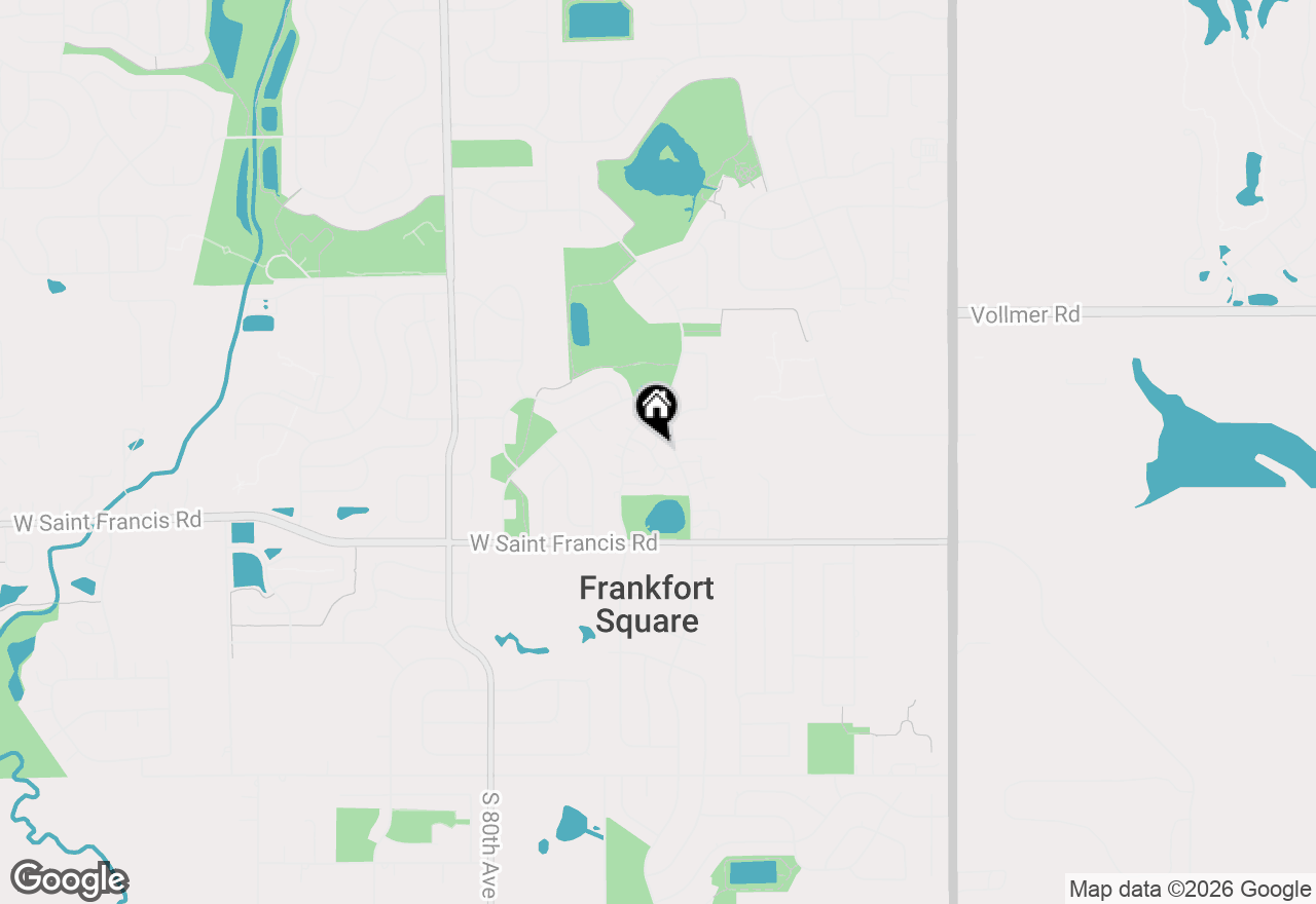 Map of 20137 S Hampton Court #A, Frankfort, IL 60423