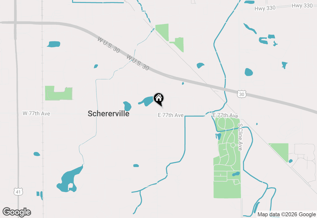 Map of 204 Barbara Jean Drive, Schererville, IN 46375