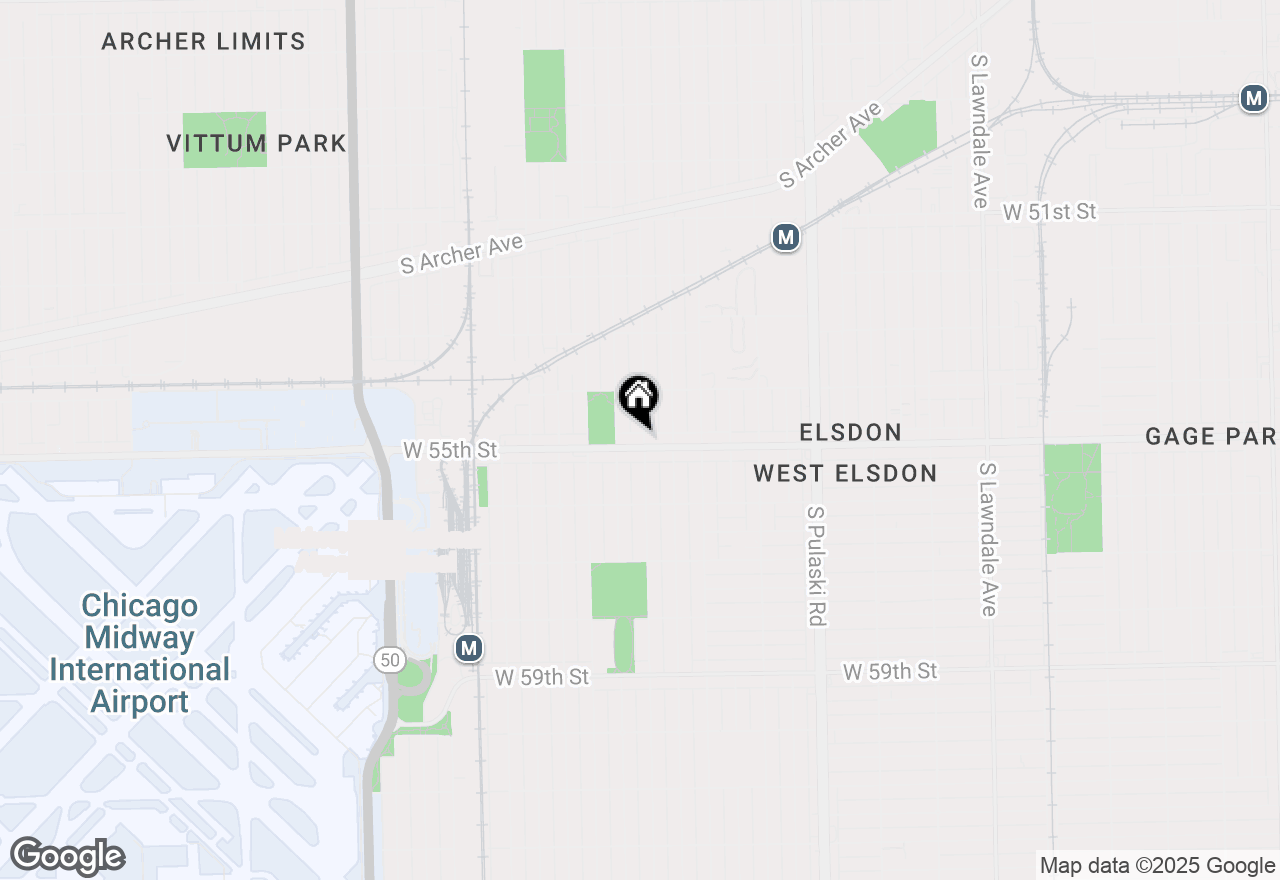 Map of 4302 W 55th Street, Chicago, IL 60632