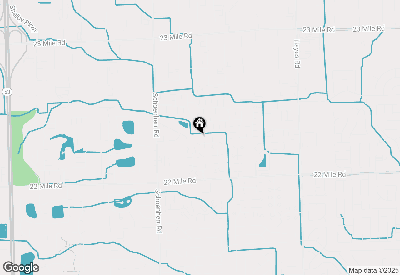 Map of 49593 Laurel Heights Court #87, Shelby Twp, MI 48315