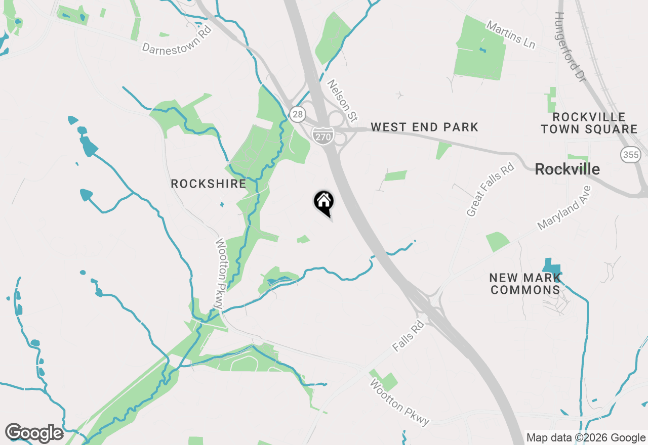 Map of 7 Bentley Court, Rockville, MD 20850