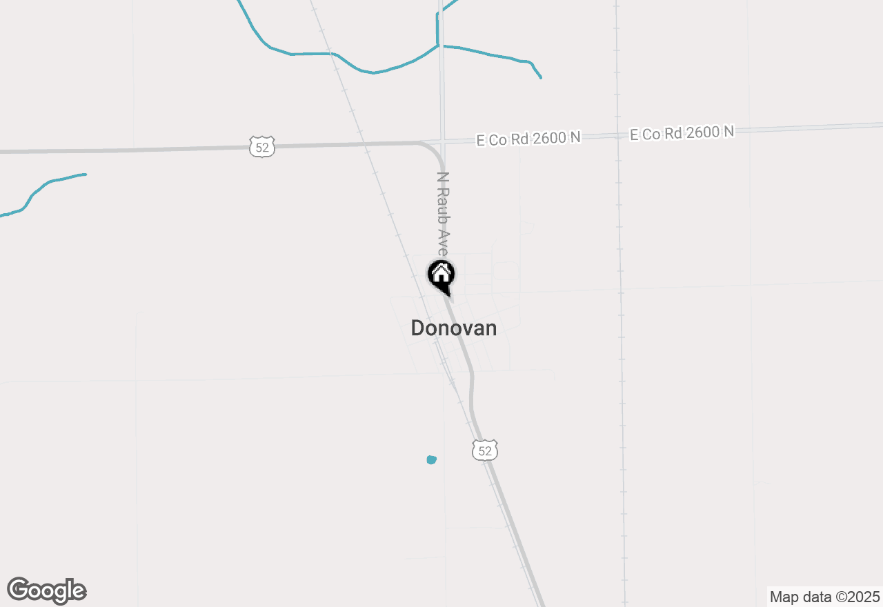 Map of 407 N Raub Avenue, Donovan, IL 60931