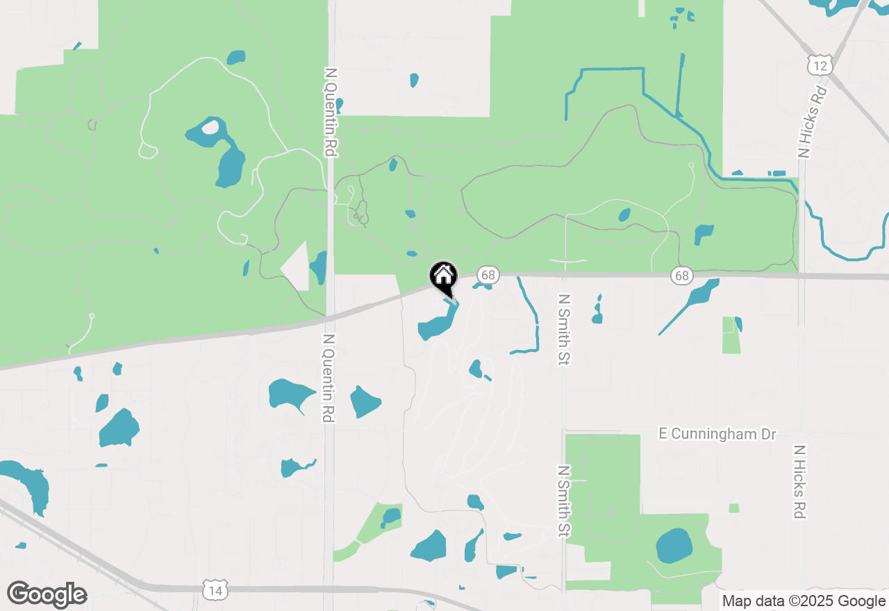 Map of 1521 Pendelton Court, Palatine, IL 60067