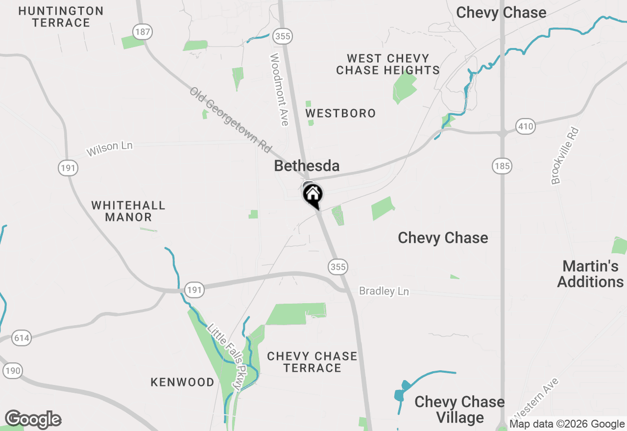 Map of 4710 Elm Street #1B-W-0803, Bethesda, MD 20814